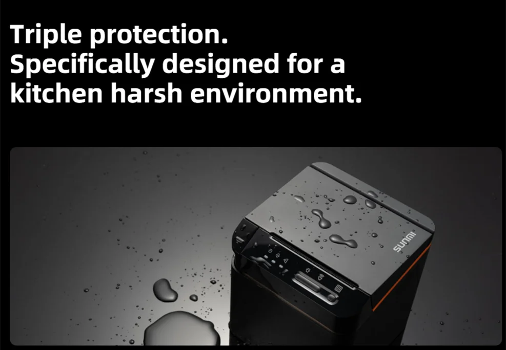 Sunmi Cloud Receipt Printer High Speed USB WIFI BT 80mm POS Thermal Receipt Printer Kitchen Cloud Printer - Image 2