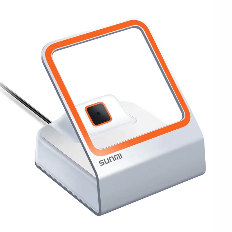 High Speed Supermarket 1D Cmos QR Bar Code Reader Made in China 2D Usb Desktop Barcode Scanner for Pos System Sun Mi Ns010 Blink