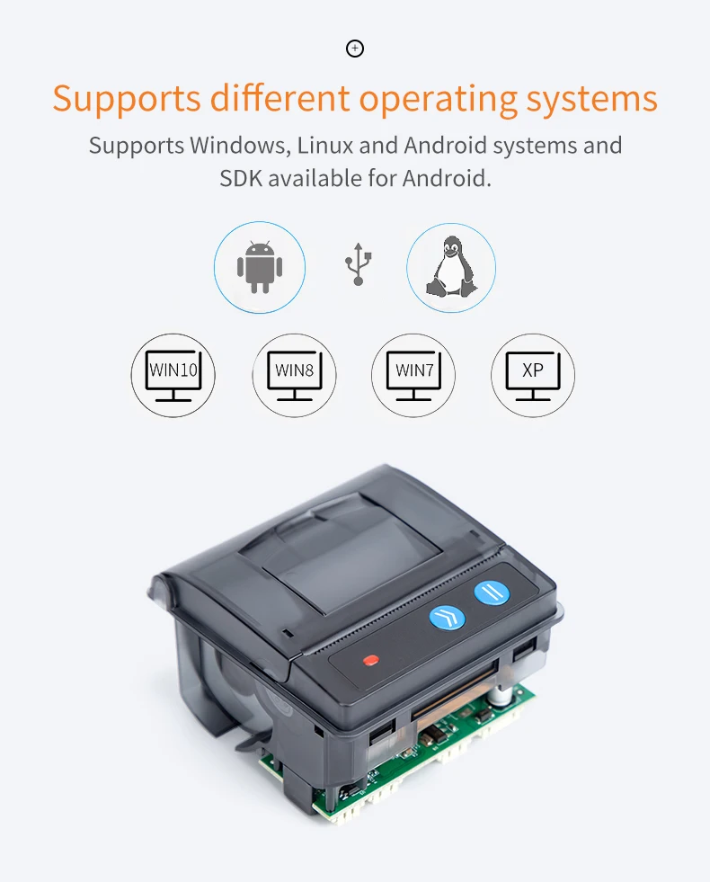EM5824H 58mm Embedded Thermal Receipt Printing Module for POS Supports Secondary Development SDK ESC Print Command - Image 5