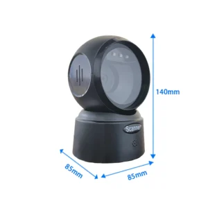 YUNEW New 2d Desktop Cord Reader Continuous Automatic Read 1D 2D Qr Code Omnidirectiona Barcode Scanner for Store Pos Payment