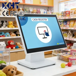 Android POS 15.6 Inch RK3566 1366*768 2G 32G With Card Reader for Store