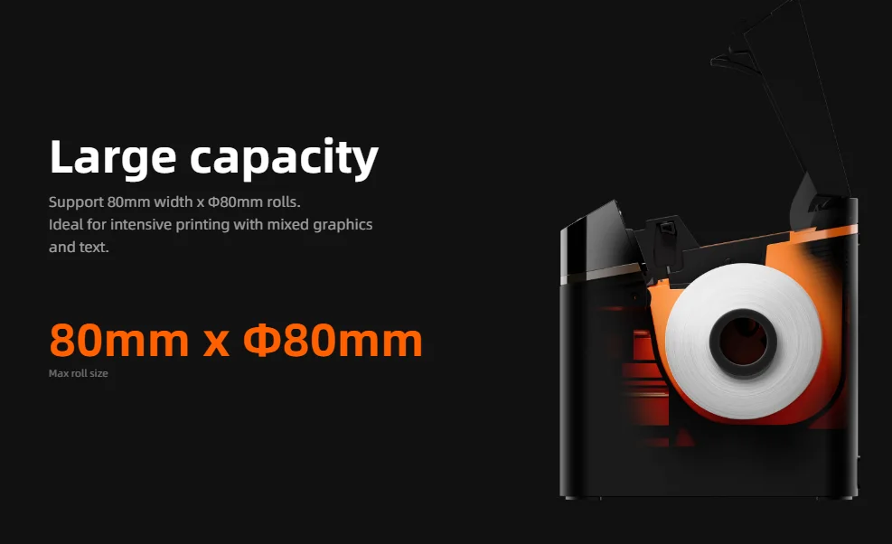 Sunmi Cloud Receipt Printer High Speed USB WIFI BT 80mm POS Thermal Receipt Printer Kitchen Cloud Printer - Image 3