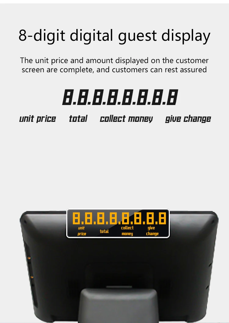 Smart POS Machine Dual Screen Window All-in-One Cash Register Bluetooth5.2 Wi-Fi 6 3-Year Warranty for Clothing Stores Pharmacy - Image 4
