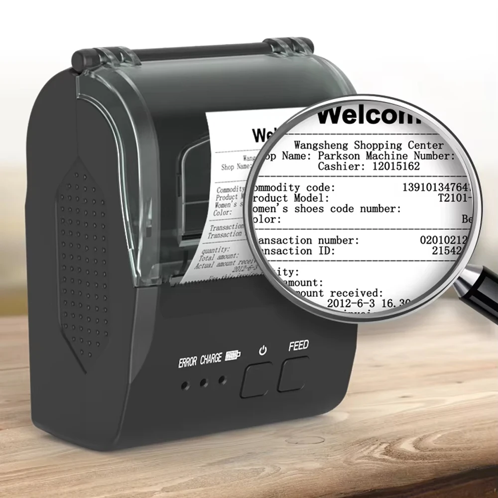 Blue Tooth Receipt Printer Portable 58mm Mini Thermal Pos Printer Compatible with Android/Windows Phone Shop Mini Impresora - Image 5