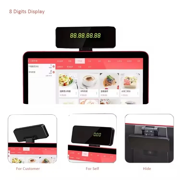 14-Inch Touch Screen POS Cash Register Checkout Counter Cashier Machine for Small Business Use - Image 6
