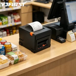 Auto Cutter 80mm Receipt Thermal Printer Business Use Wireless for USB LAN Connected Linux Compatible 203dpi FCC ESC/POS