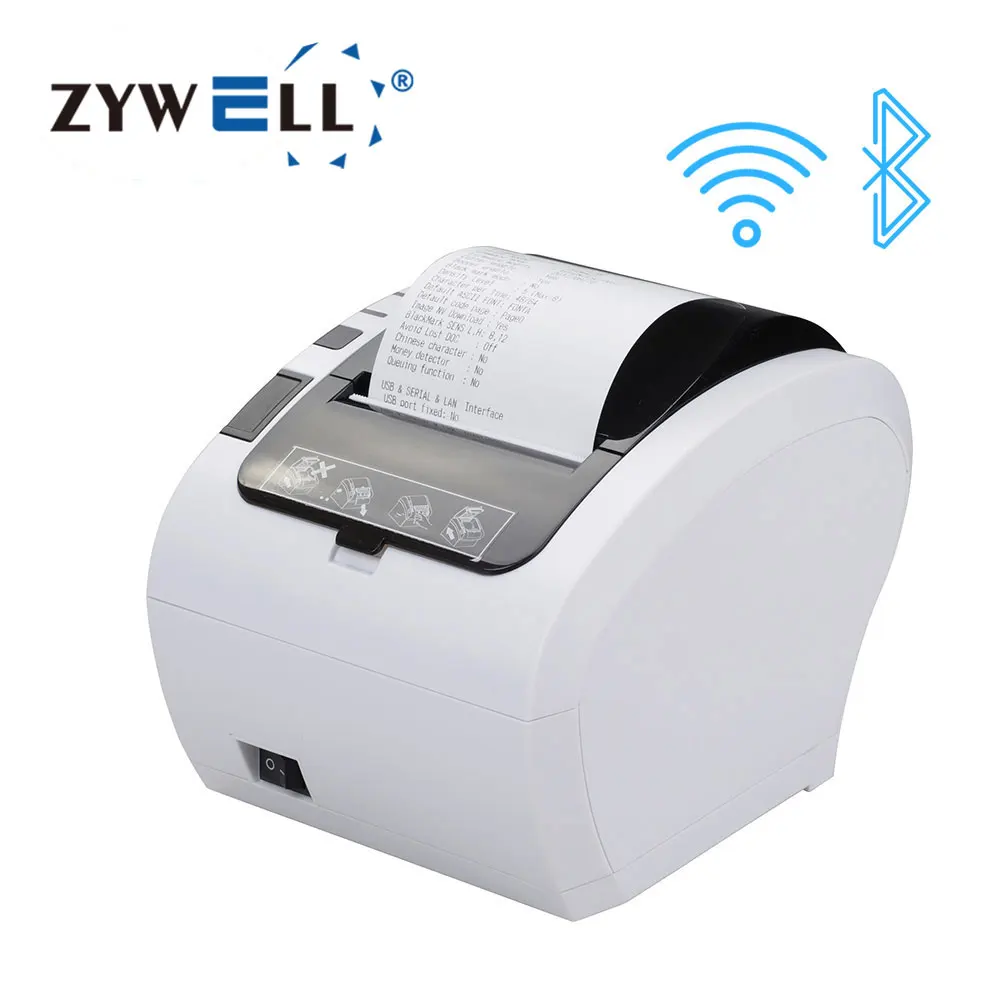 Restaurant Bill Printer Wireless Connect bluetooth Printer Supermarket Billing Pos 80mm Printer - Image 2