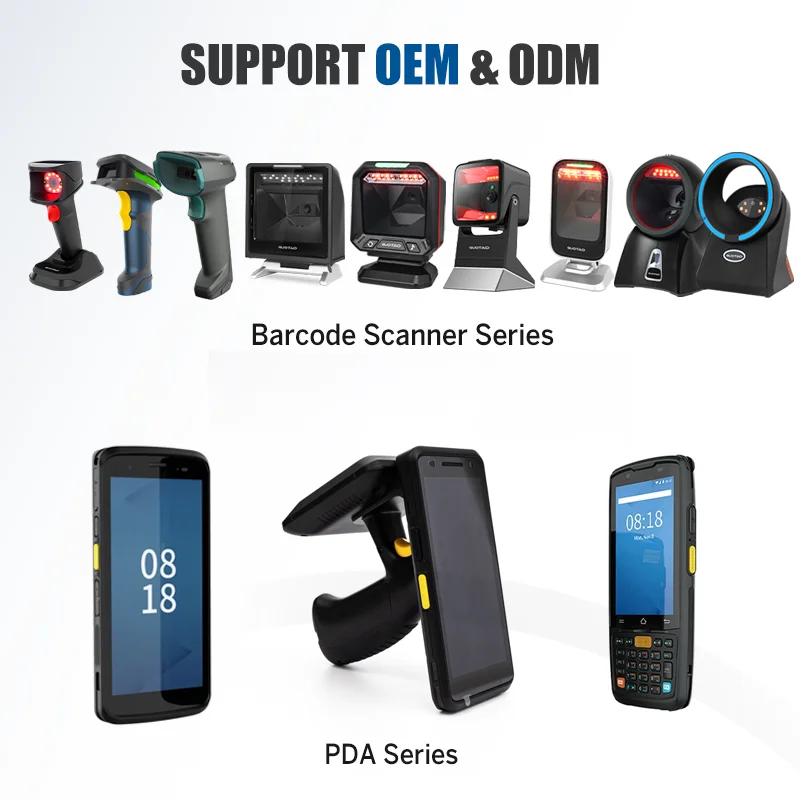GUOTAO QR 2D Barcode Scanner J17DPB Portable Warehouse Android Code Reader Replaceable DS8018 POS Handle Mobile Laser Barcode - Image 4