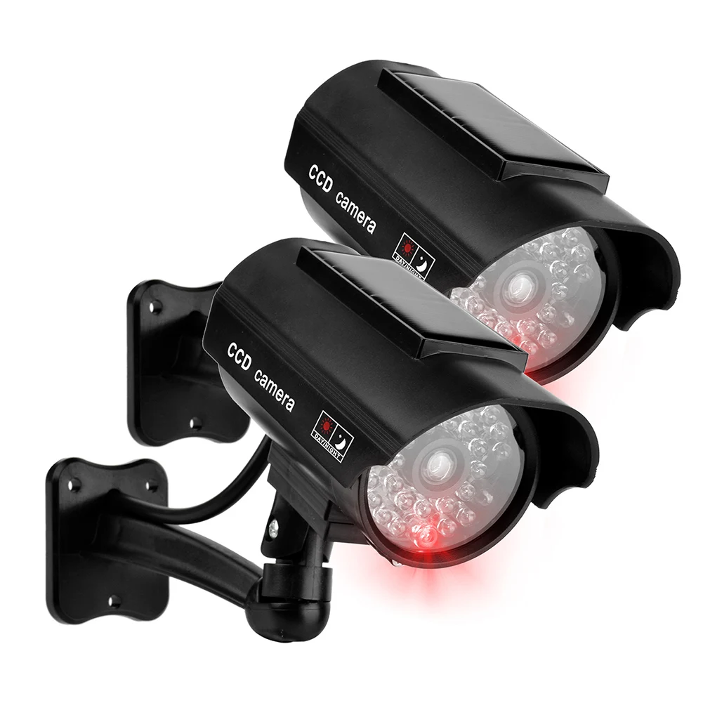 Dummy Imitation Camera with Flashing Red LED Light Fake CCTV Security Camera Theft Deterrent CCTV Cam Indoor Or Outdoor Use - Image 10