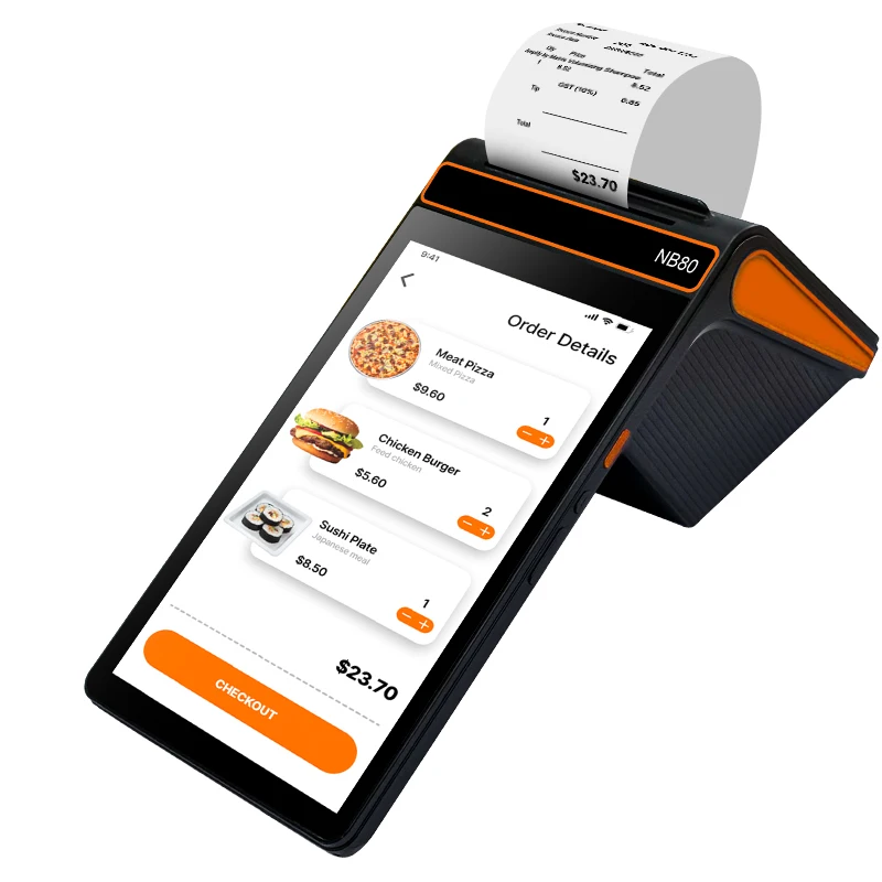 Hanbu 8 Inch POS CASHIER Touch Screen Android 12/13 Pos Systems All in One Handheld POS Terminal - Image 7