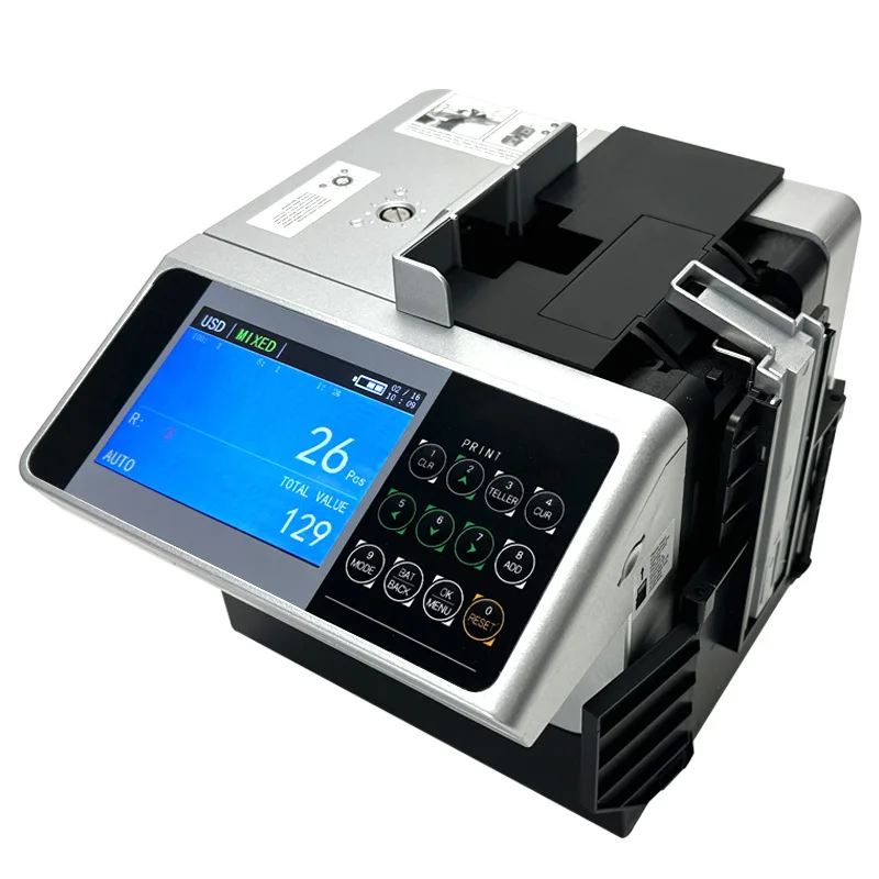 Rechargeable Money Counter Machine with LCD Display | 2,260 Bills per Minute, Mix/Sort/Count, Cash Counter Bill Counter Machine - Image 3