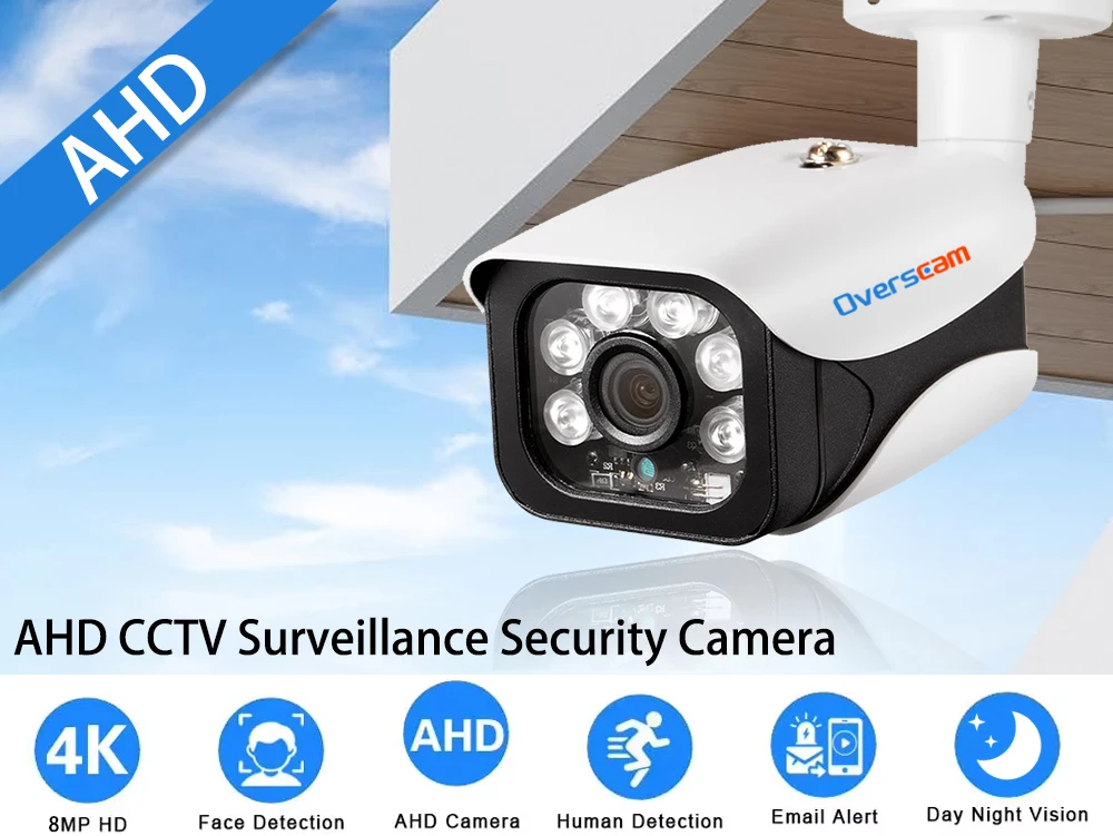 4K 8MP AHD Cameras CCTV Face Detection Security Surveillance 3.6mm Outdoor indoor Waterproof Infrared Night Vision Home Monitor - Image 12