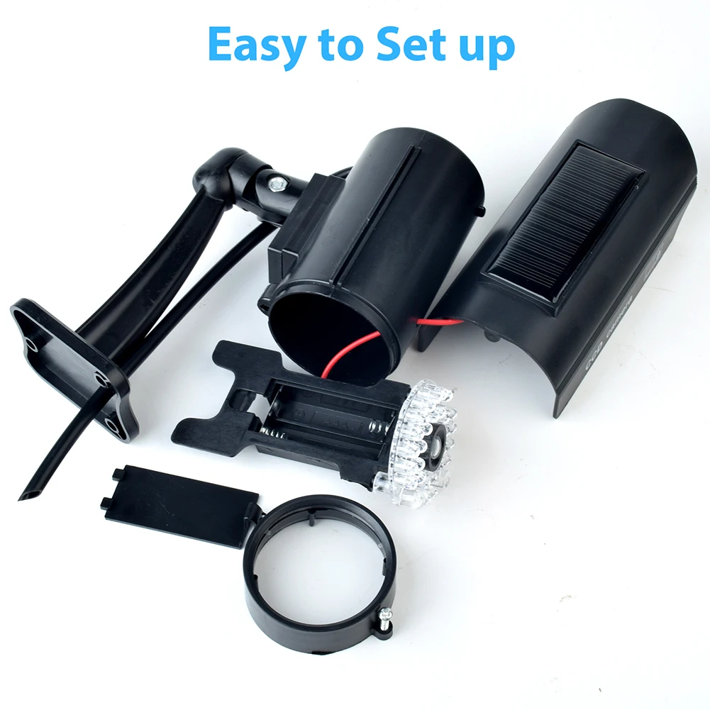 Dummy Imitation Camera with Flashing Red LED Light Fake CCTV Security Camera Theft Deterrent CCTV Cam Indoor Or Outdoor Use - Image 12