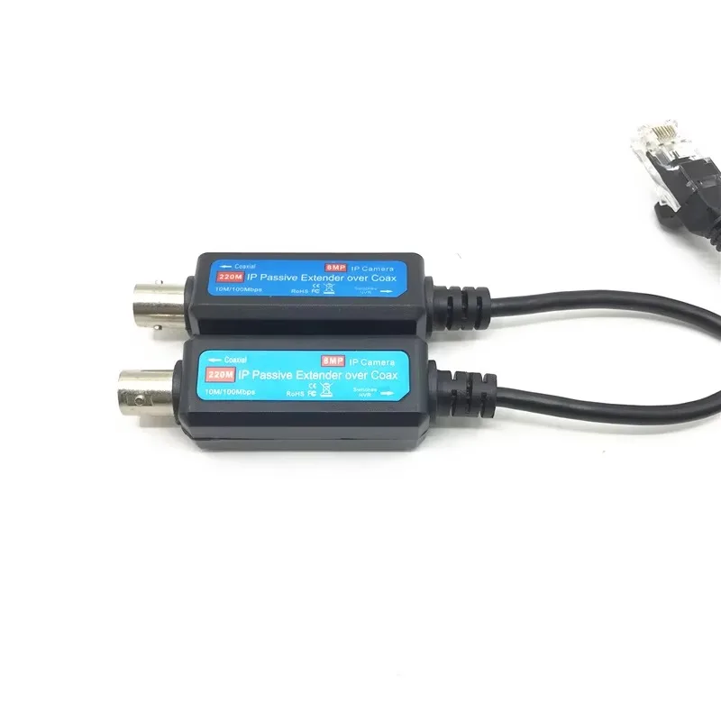 ESCAM 1-CH Passive IP Extender over Coax Transmit IP Camera signal over Existing Coaxial Cable at 100Mbps - Image 5