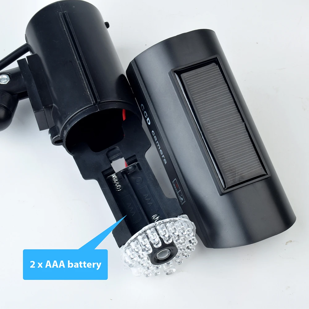 Dummy Imitation Camera with Flashing Red LED Light Fake CCTV Security Camera Theft Deterrent CCTV Cam Indoor Or Outdoor Use - Image 6