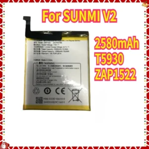 7.6V High Quality Replacement Battery 2580mAh T5930 ZAP1522 for SUNMI V2 Batteries