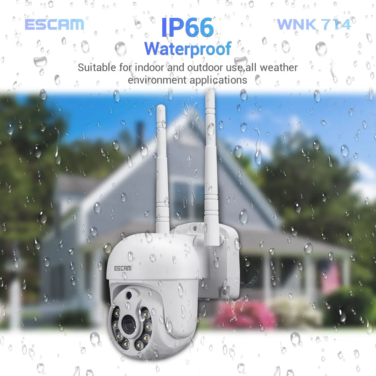 ESCAM H.265 3MP HD Wireless CCTV System Two Way Audio Waterproof PTZ WIFI IP Security Camera 8CH P2P NVR Video Surveillance Kit - Image 16