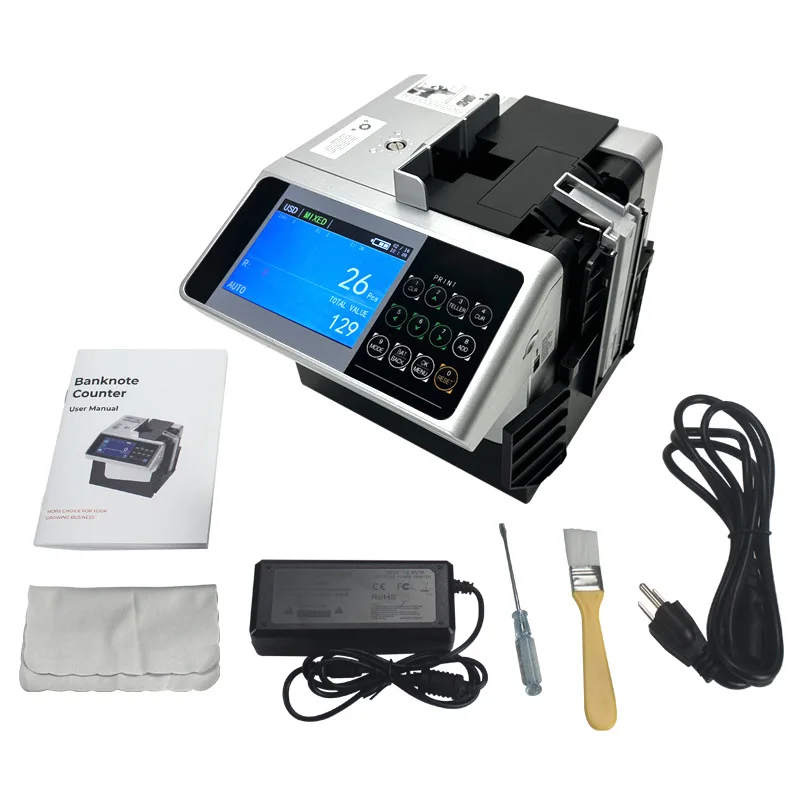 Rechargeable Money Counter Machine with LCD Display | 2,260 Bills per Minute, Mix/Sort/Count, Cash Counter Bill Counter Machine - Image 5